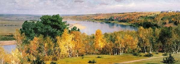 Сочинение описание картины В. Поленова «Золотая осень»