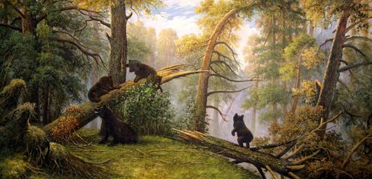 Сочинение по картине Утро в сосновом лесу И.И.Шишкина RuMozg